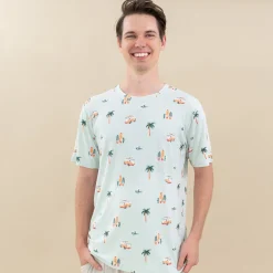 Clearance Kyte Baby Men's Crew Neck Tee in Dew Surf