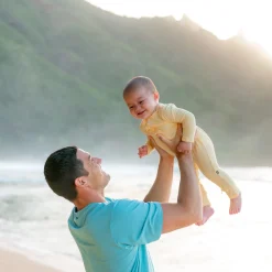 Online Kyte Baby Men's Crew Neck Tee in Makai