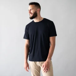 Hot Kyte Baby Men's Crew Neck Tee in Midnight