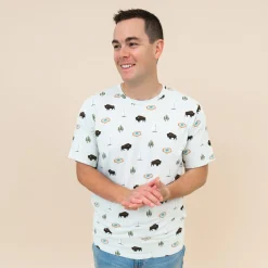 Kyte Baby Men's Crew Neck Tee in Yellowstone