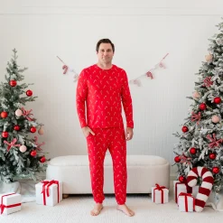 Online Kyte Baby Men's Jogger Set in Candy Cane