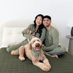 Outlet Kyte Baby Men's Jogger Set in Gingham Fir