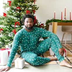 Clearance Kyte Baby Men's Jogger Set in Merry and Bright