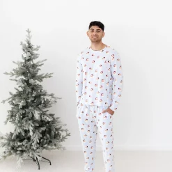 Clearance Kyte Baby Men's Jogger Set in Vintage Santa
