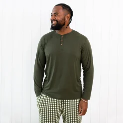 Discount Kyte Baby Men's Lounge Pants in Gingham Fir