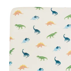 Kyte Baby Mini Crib Sheet in Ecru Roar