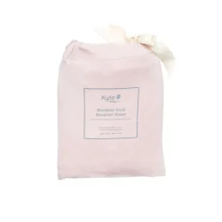 New Kyte Baby Oval Bassinet Sheet in Blush