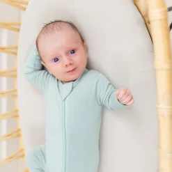 Sale Kyte Baby Oval Bassinet Sheet in Oat