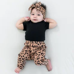 Outlet Kyte Baby Pant in Latte Leopard