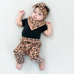 Outlet Kyte Baby Pant in Latte Leopard