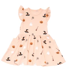 Clearance Kyte Baby Pocket Dress in Bewitched