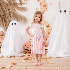 Discount Kyte Baby Pocket Dress in Pastel Ghost