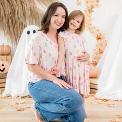 Discount Kyte Baby Pocket Dress in Pastel Ghost