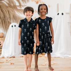 Discount Kyte Baby Pocket Dress in Skeleton
