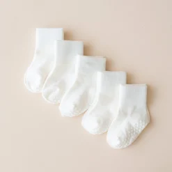 Best Kyte Baby Quarter Socks Combo 5-Pack in Cloud