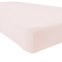 Sale Kyte Baby Ribbed Crib Sheet in Blush
