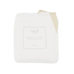 Discount Kyte Baby Ribbed Crib Sheet in Cloud