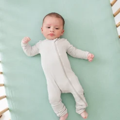 Clearance Kyte Baby Ribbed Crib Sheet in Sage