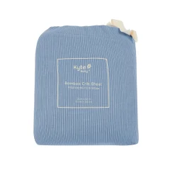 Sale Kyte Baby Ribbed Crib Sheet in Slate