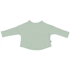 Hot Kyte Baby Ribbed Drop Shoulder Top in Thyme