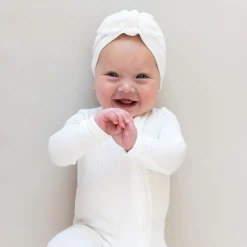 Discount Kyte Baby Ribbed Headwrap in Cloud