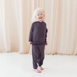 Best Kyte Baby Ribbed Hoodie in Currant