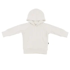 Clearance Kyte Baby Ribbed Hoodie in Oat