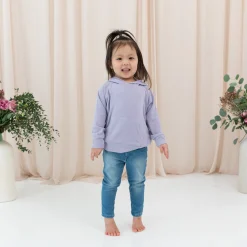 Online Kyte Baby Ribbed Hoodie in Taro