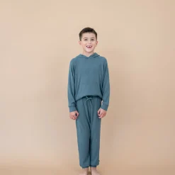 Sale Kyte Baby Ribbed Jogger Pant in Atlantic