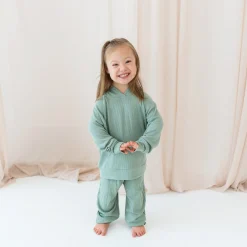 Online Kyte Baby Ribbed Jogger Pant in Thyme
