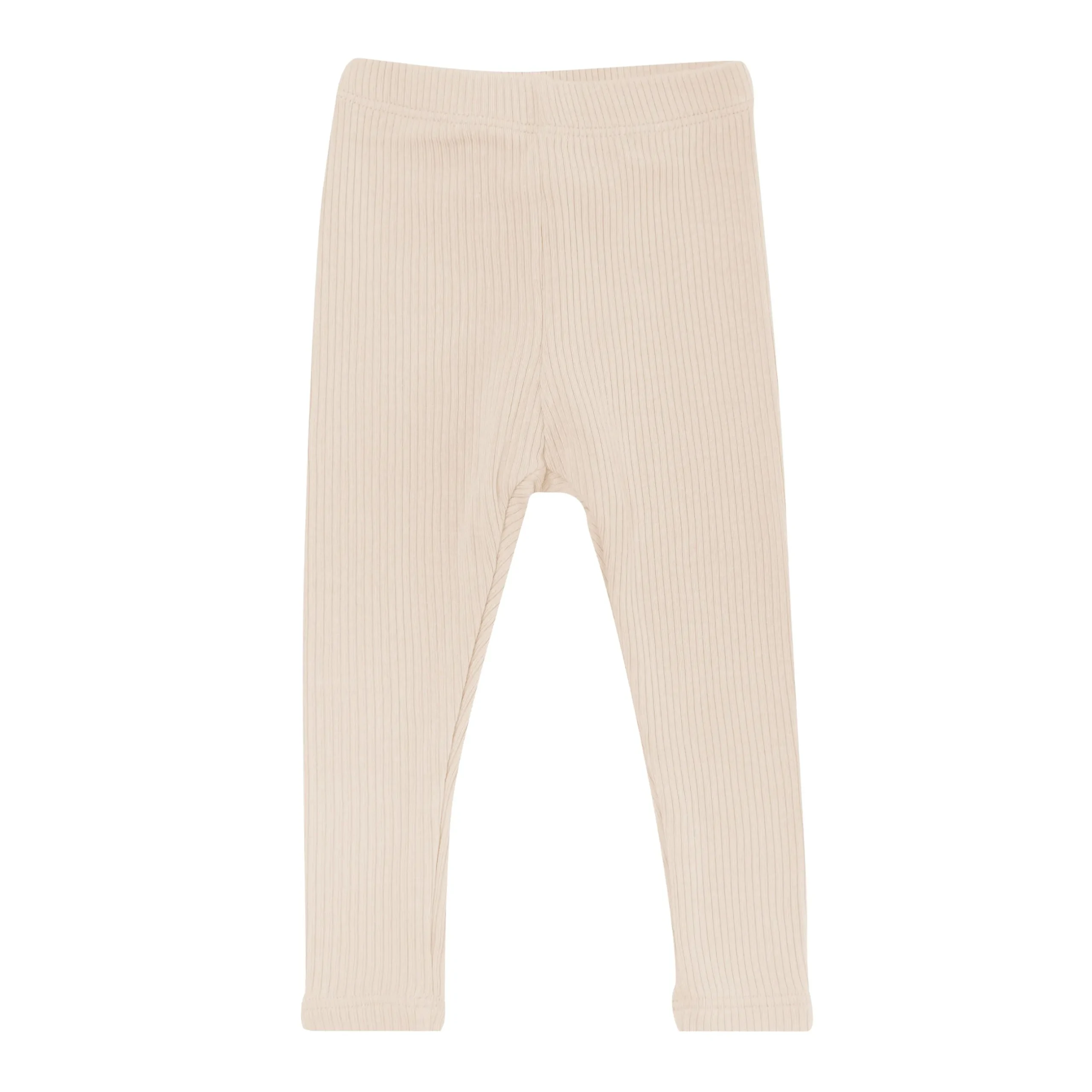 New Kyte Baby Ribbed Leggings in Bisque