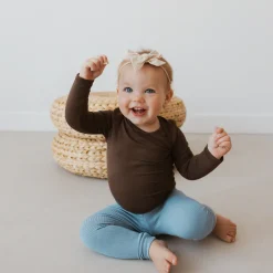 Online Kyte Baby Ribbed Leggings in Slate