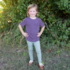 Kyte Baby Ribbed Leggings in Thyme