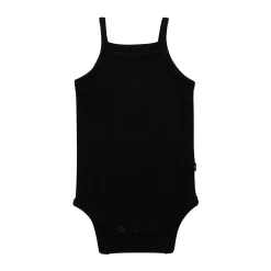 Online Kyte Baby Ribbed Spaghetti Strap Bodysuit in Midnight