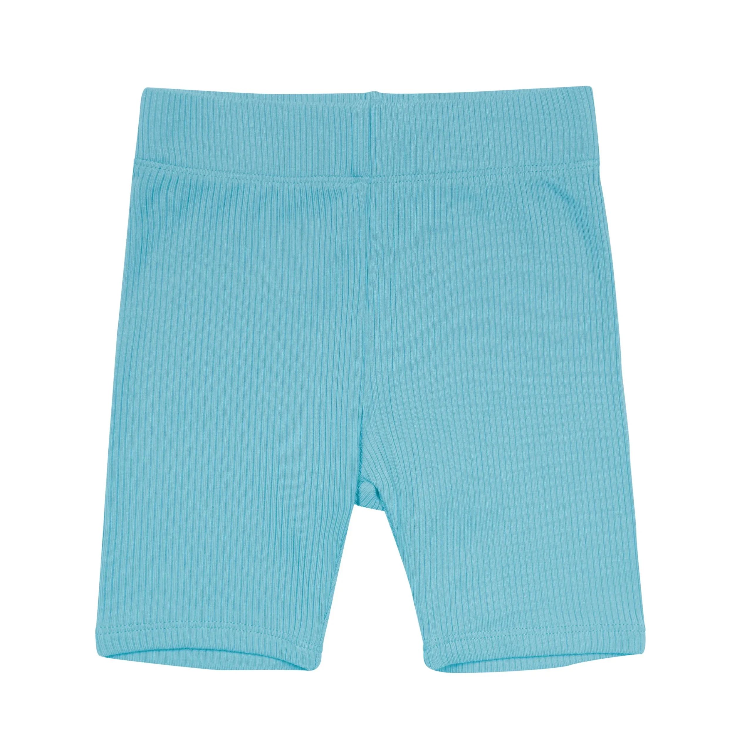 New Kyte Baby Ribbed Toddler Biker Shorts in Makai