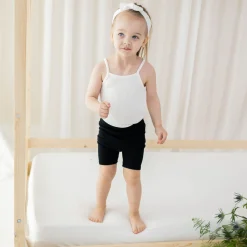 Sale Kyte Baby Ribbed Toddler Biker Shorts in Midnight