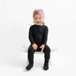 Discount Kyte Baby Ribbed Zipper Footie in Midnight