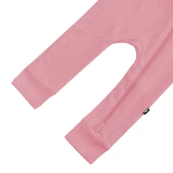 Sale Kyte Baby Ribbed Zipper Romper in Apple Blossom