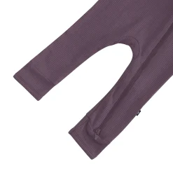 Clearance Kyte Baby Ribbed Zipper Romper in Currant