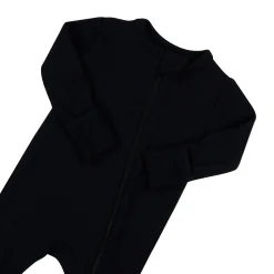 Online Kyte Baby Ribbed Zipper Romper in Midnight