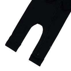 Online Kyte Baby Ribbed Zipper Romper in Midnight