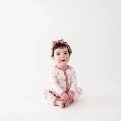 New Kyte Baby Romper in Bow