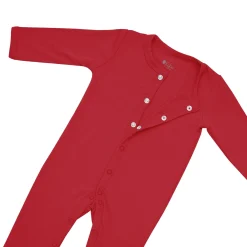 Sale Kyte Baby Romper in Cardinal