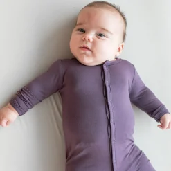 Hot Kyte Baby Romper in Currant