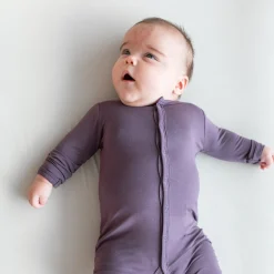 Hot Kyte Baby Romper in Currant