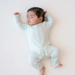 Clearance Kyte Baby Romper in Dew