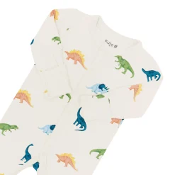 Hot Kyte Baby Romper in Ecru Roar