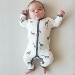 Sale Kyte Baby Romper in Giraffe