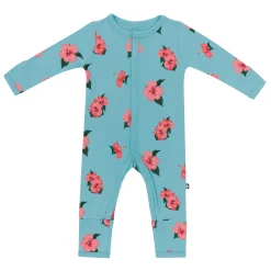 Outlet Kyte Baby Romper in Hibiscus