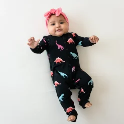 New Kyte Baby Romper in Midnight Roar